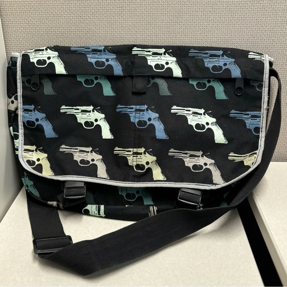Andy Warhol Foundation Guns Messenger Bag